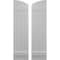 Ekena Millwork Americraft 4-Board (2 Batten) Wood Joined Board-n-Batten Shutters w/ Ellipt Top, ARW101BE414X77PRH ARW101BE414X77PRH - alternate 1